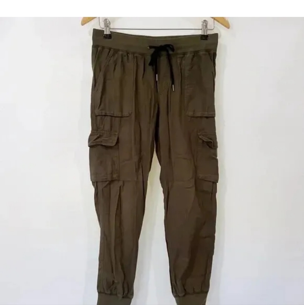 Aritzia Sz XS Community Cebu Utility Jogger Pants Cotton Drawstring Waist Cargo